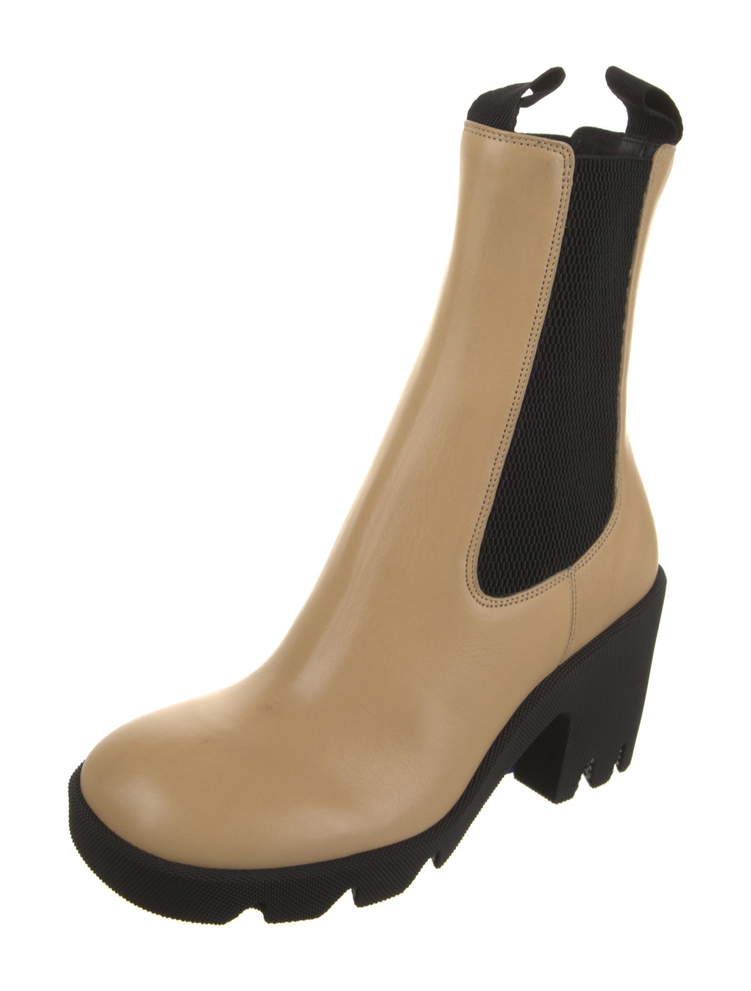 Burberry Leather Chelsea Boots